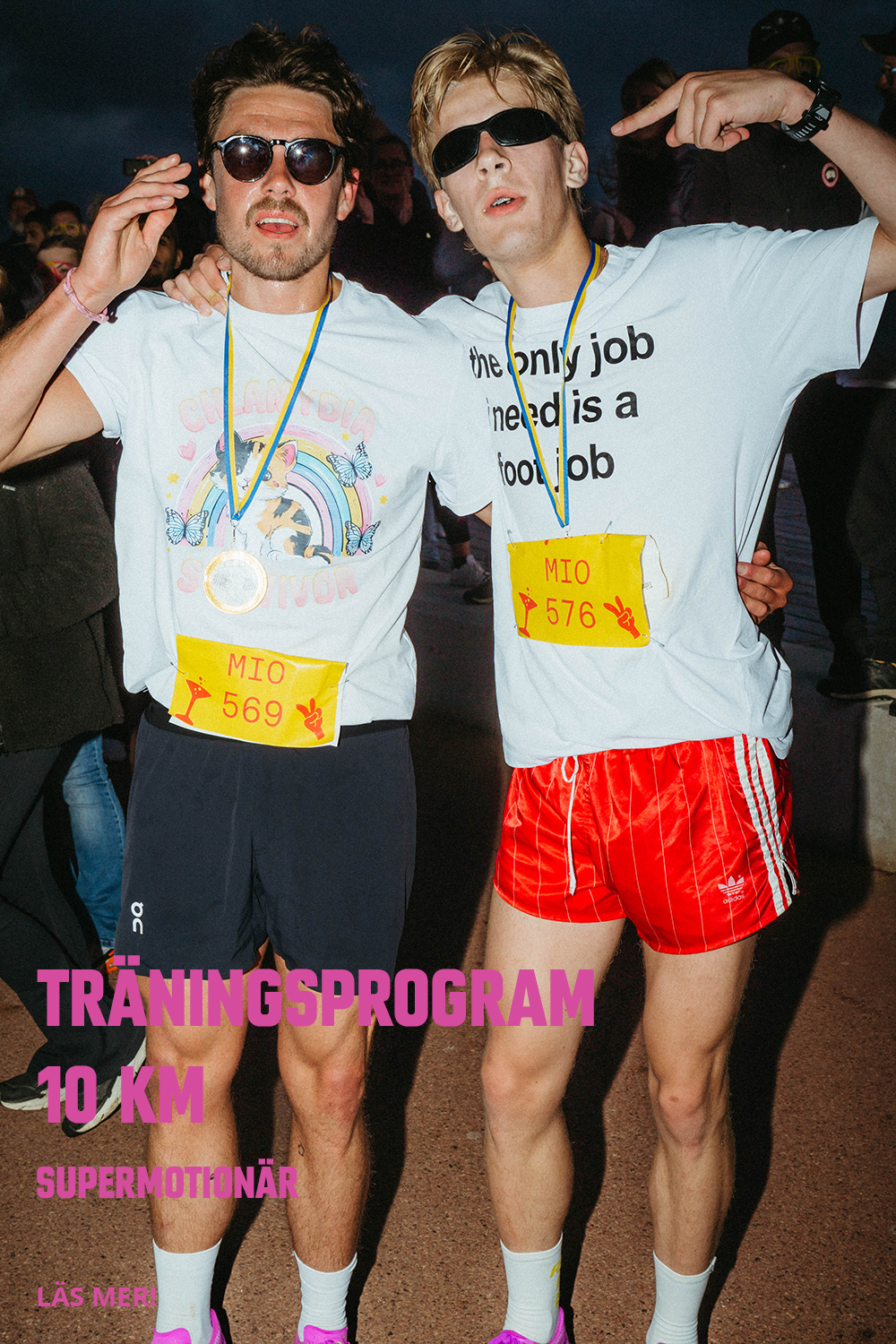 Träningsprogram Supermotionär 10 km